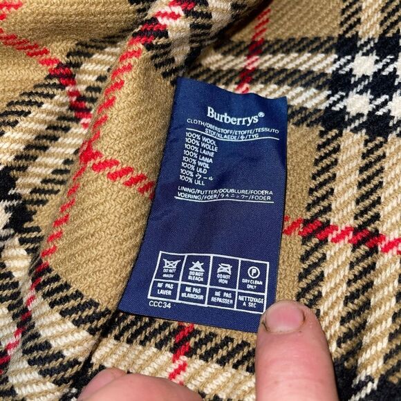 Vintage Burberrys London khaki trench coat size 50 regular - Picture 2 of 14